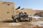 Příjezd Afghánské národní armády.