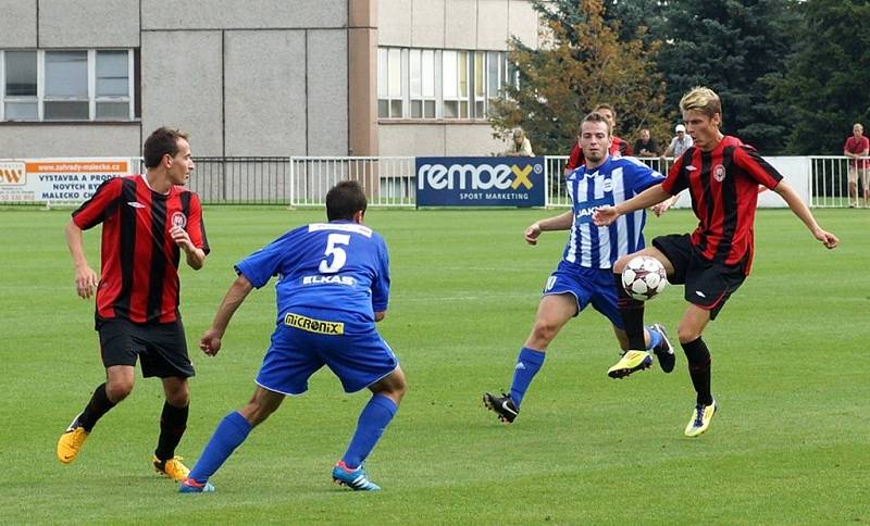 Z třetiligového utkání MFK Chrudim - Roudnice nad Labem 2:2.