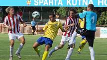 Z utkání Poháru České pošty Sparta Kutná Hora - MFK Chrudim 0:2.