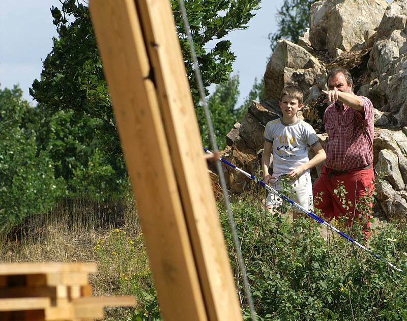 Rozhledna Bára už je sice rozebrána, ale opět ji chrání kamerový systém napojený na MP Chrudim.