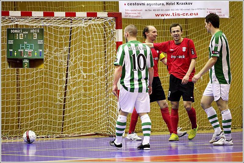 Ve 20. kole Jetbull futsal ligy porazil Era-Pack Chrudim  na domácí palubovce Bohemians 1905 Praha.