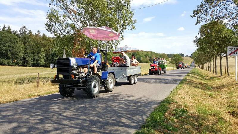 Ve Žďárci u Seče se konal Železnohorský traktor 2018.