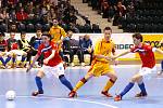 Kvalifikační futsalová bitva o postup na mistrovství světa ČR - Rumunsko skončila remízou 1:1.