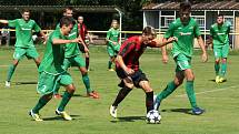 Z třetiligového utkání Karlovy Vary - MFK Chrudim 3:3. 