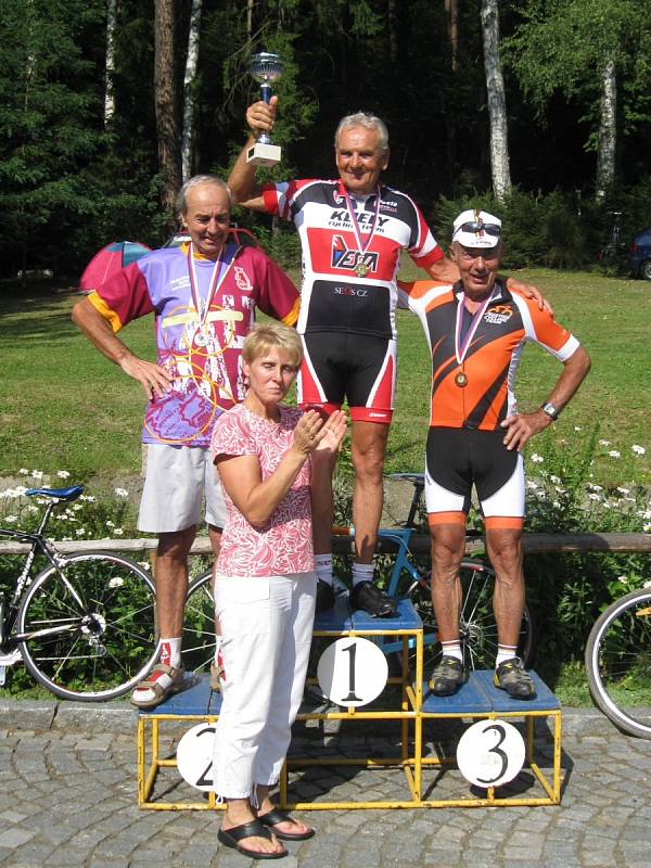 Ze 7. ročníku cyklistického závodu  Velká cena Chaty Polanka.