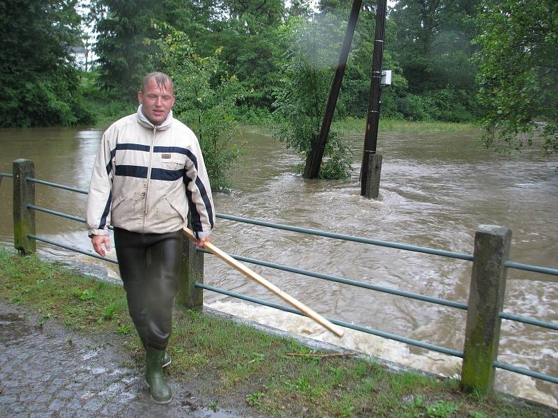 Záplavy na Chrudimsku, 25. 6. 2013 - Bošov