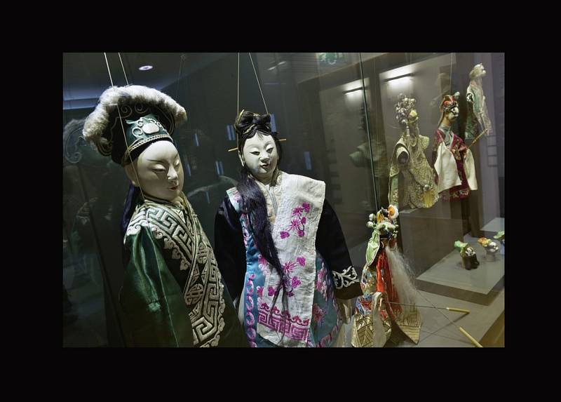 Čínské spodové loutky ve stálé expozici Muzea loutkářských kultur, 2013 – 2020