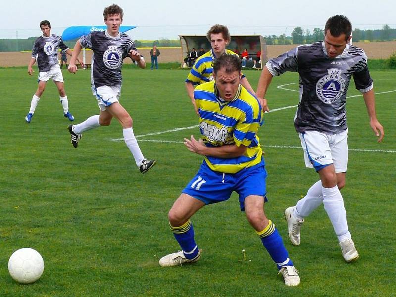 Z derby krajského přeboru Stolany - Skuteč 3:0.