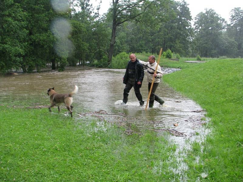 Záplavy na Chrudimsku, 25. 6. 2013 - Bošov