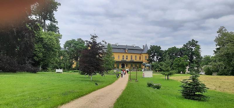 Zámecký park ve Slatiňanech. Foto: Miloslava Odvářková