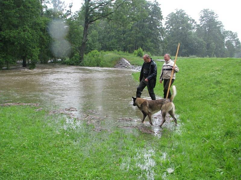 Záplavy na Chrudimsku, 25. 6. 2013 - Bošov