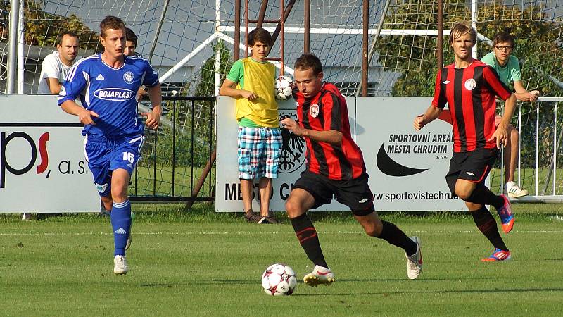 Ve 2. kole Poháru České pošty porazil MFK Chrudim doma Kolín 2:1.