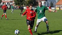 Z fotbalového utkání MFK Chrudim – LOKO Vltavín 1:0.