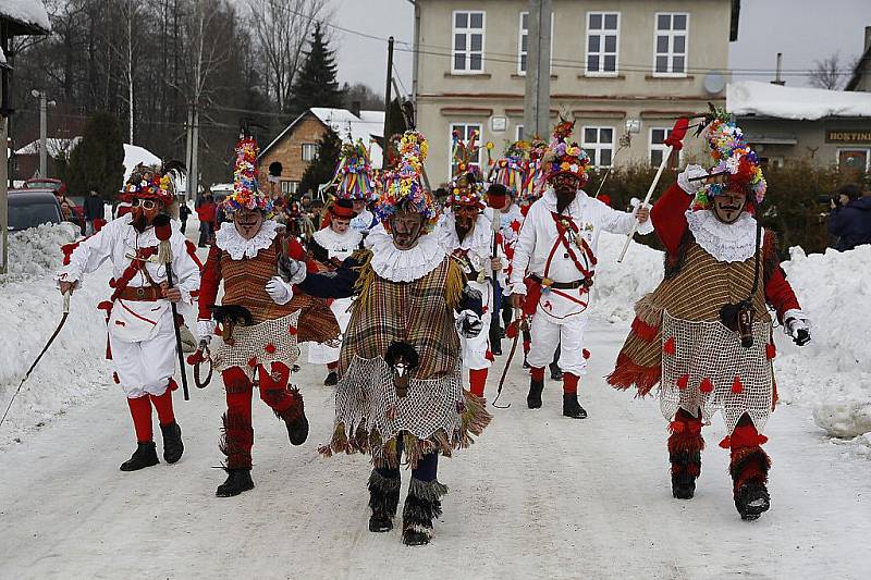 Masopustní rejdění se každoročně uskutečňuje i ve Vortové.