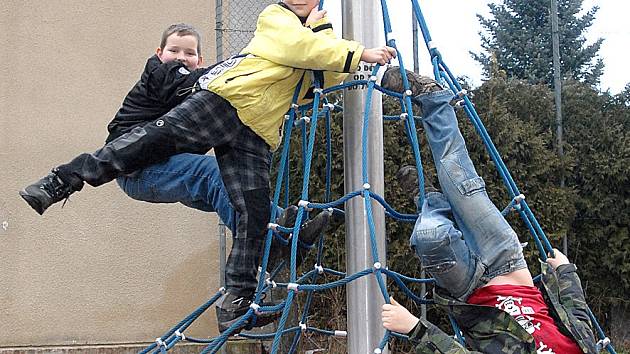 Čtvrťáci Kuba Dalešický, Kuba Letáček a Benjamin Effenberger .