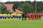 Z utkání druhého kola ČFL Louňovice - MFK Chrudim 2:0 (1:0)