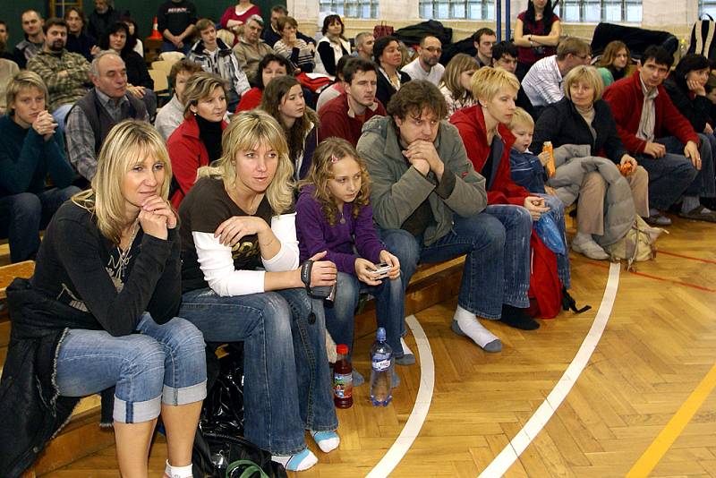 Vánoční exhibice v karate.