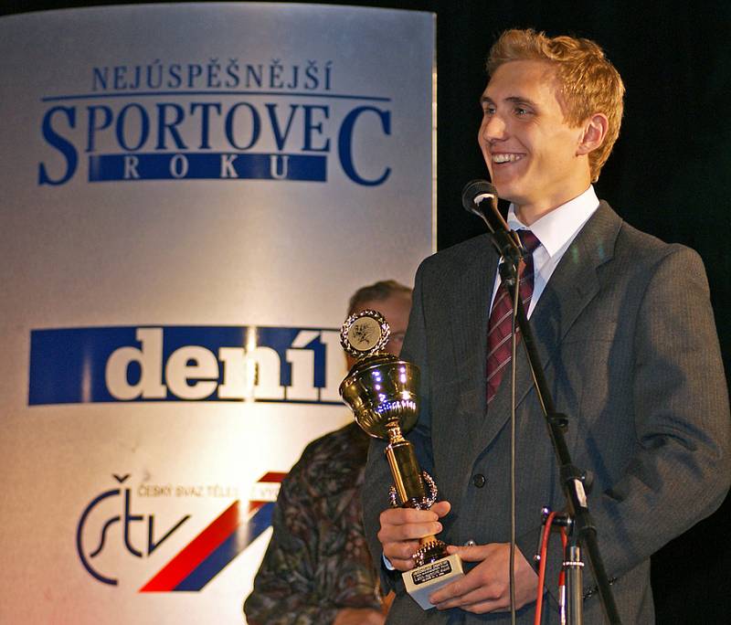 Z předávání cen pro Nejúspěšnější sportovce Pardubického kraje za rok 2009 ve Skutči.