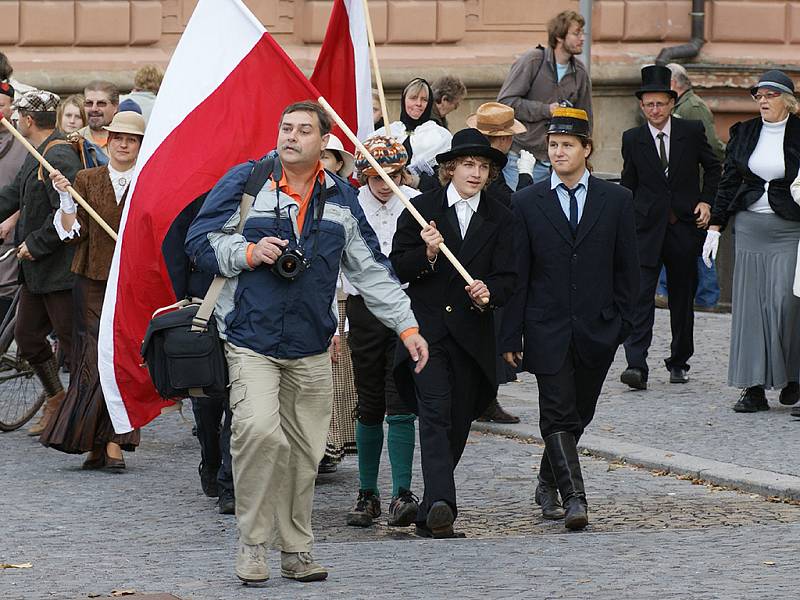 Sobotní hapenning „Konečně mír! Konečně svoboda!“ byl ojedinělým pokusem o rekonstrukci událostí 28. října 1918