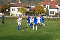 Z utkání krajského přeboru ve fotbale Třemošnice - Živanice 0:1.