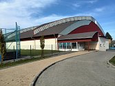 Zimní stadion ve Skutči. 