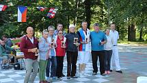 Společenské hřiště v zámeckém parku pokřtil turnaj v pétanque. 