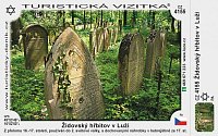 Turistická vizitka židovského hřbitova v Luži.