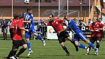 Fotbalisté MFK Chrudim prohráli doma s Jiskrou Domažlice 1:5 (0:1).