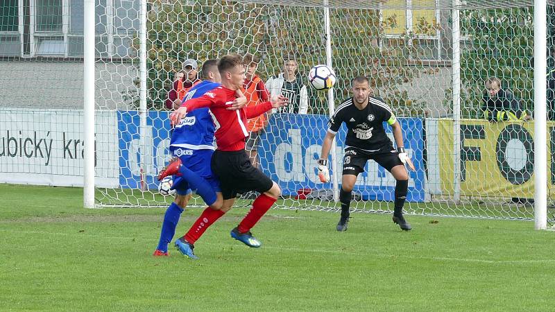 Fotbalová FORTUNA:NÁRODNÍ LIGA: MFK Chrudim - FK Varnsdorf.