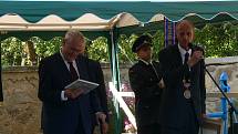 Prezident Miloš Zeman na návštěvě ve Rváčově