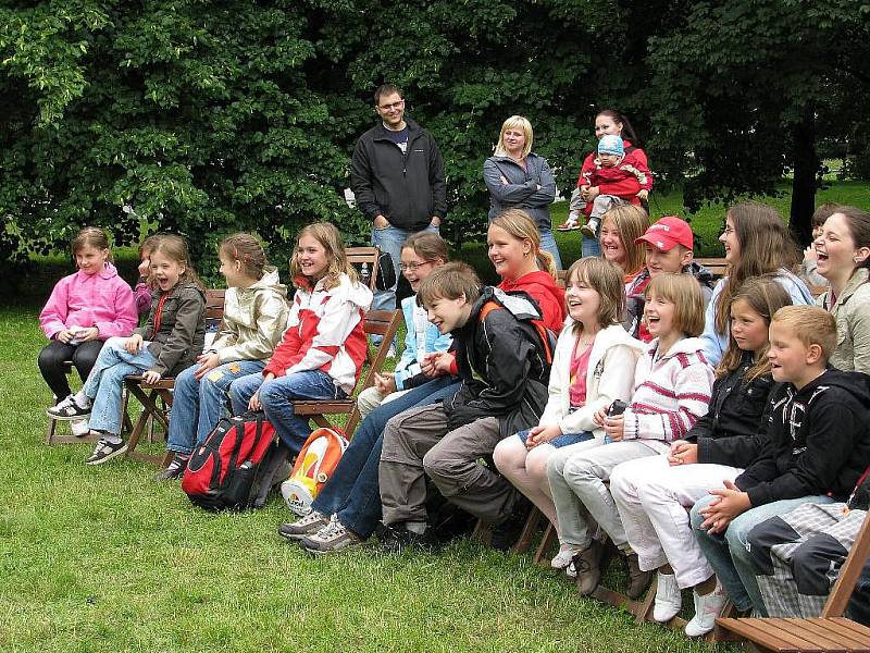 Zahrada Základní umělecké školy v Chrudimi patřila Dnu hudby.