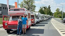 Dlouhá karavana obytných vozů se zapsala do české knihy rekordů.