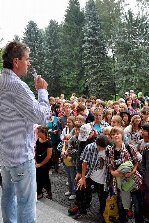 Zahájení školního roku na Základní škole Smetanova v Hlinsku.