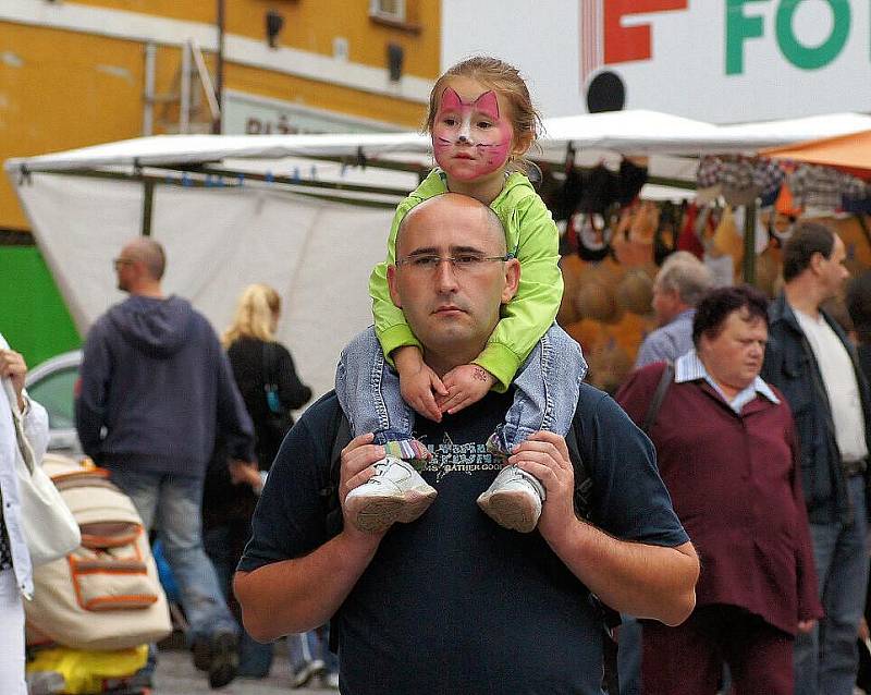 Sobota na chrudimské Salvátorské pouti.