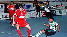 Era-Pack Chrudim už na portugalský Sporting Lisabon narazil v roce 2004, kdy s ním v heřmanoměstecké hale prohrál 2:3.