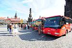 Předání nových nízkopodlažních autobusů chrudimské MHD.