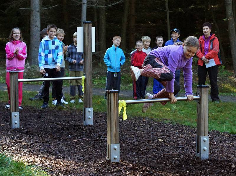Lesní olympiády se účastní děti druhých až pátých tříd všech chrudimských základních škol.