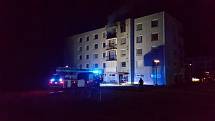 Hasiči zasahovali u požáru bytu v Seči.