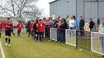 Z utkání 1. jarního kola ČFL: MFK Chrudim – Loko Vltavín 3:1 (3:1).