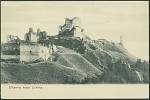 Zřícenina hradu Lichnice na historických pohlednicích