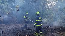 Tři jednotky hasičů vyrážely v sobotu k požáru do Lukavice na Chrudimsku.