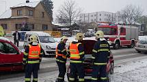 Ke střetu dvou osobních vozidel Renault Kango a Opel Corsa došlo během čtvrtečního odpoledne.