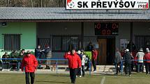 Z fotbalového utkání ČFL SK Převýšov - MFK Chrudim 1:0.