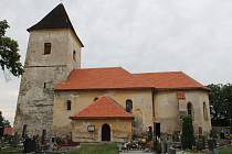 Kostel v Lažanech.