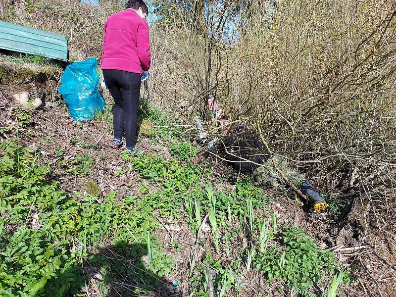 Svinčík u Sečské přehrady vyčistilo 40 dobrovolníků