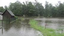 Záplavy na Chrudimsku 25. června 2013.