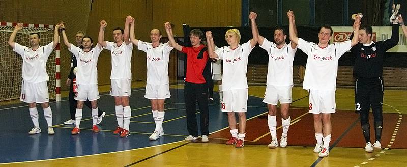 Z futsalového utkání Era-Pack Chrudim - Eco Investment  Praha.