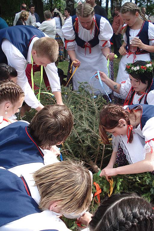 Poslední „Kácení máje“ ve Studnicích pamatují pouze sedmdesátiletí a starší rodáci. Letos byla tradice opět obnovena.