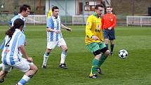 Krajský přebor ve fotbale: Hlinsko v derby porazilo Třemošnici 2:1.