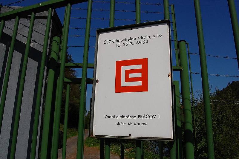 Elektrárna Práčov se řadí s výkonem 9,75MW k nejvýkonnějším malým vodním elektrárnám v ČR.